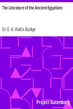 [Gutenberg 15932] • The Literature of the Ancient Egyptians